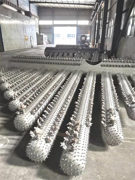 分布管-噴砂除銹加工后